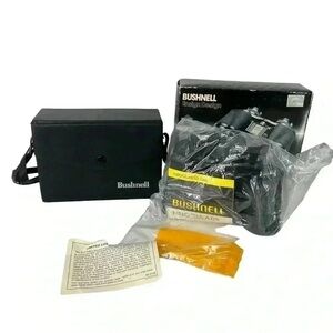 Vintage Bushnell Ensign 7x35 Binoculars Insta-Focus Optics, Case, Retro